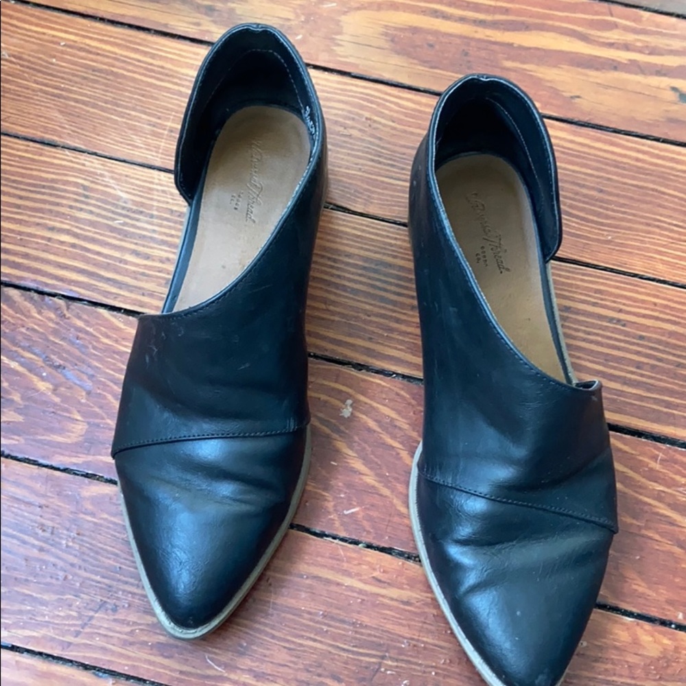 Black cut out bootie